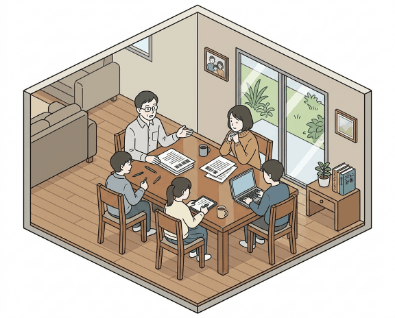 家族会議のイメージ